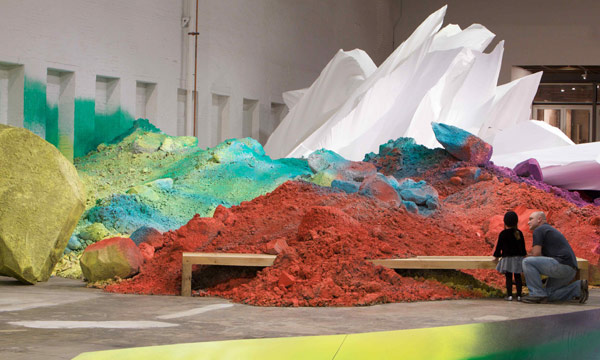 Katharina Grosse <span class="title-light">One Floor Up More Highly</span>