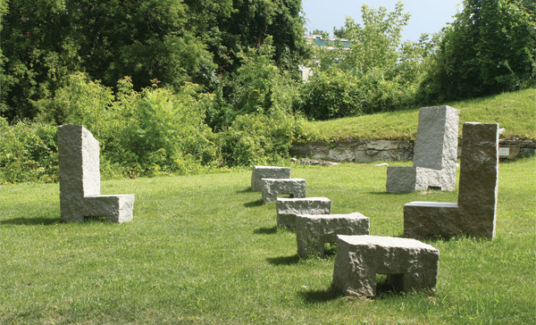 Richard Nonas <span class="title-light">Cut Back Through (for Bjorn)