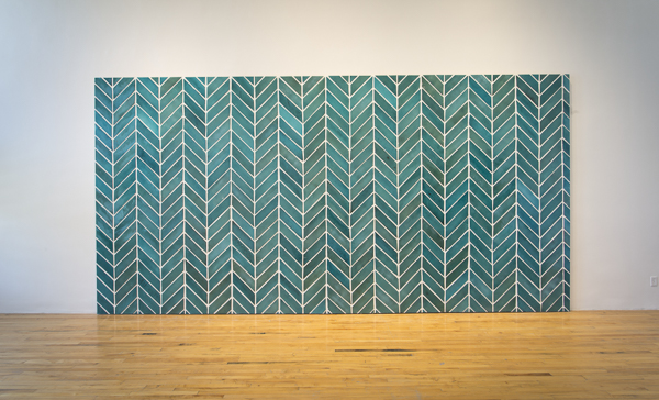 Sarah Crowner <span class="title-light">Wall (Hot Blue Terra Cotta)</span>